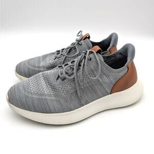 Johnston & Murphy Amherst 2.0 Shoes Men's Gray Heathered Knit Sz US11.5M EU44.5
